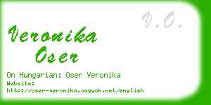 veronika oser business card